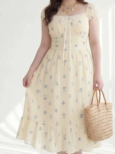 Đầm Maxi Hoa Nhí Dáng Xòe
